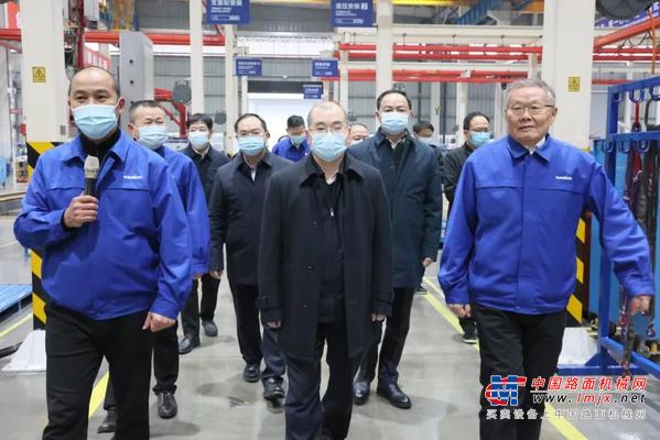 朱国贤调研山河智能：在推动高质量发展上闯出新路子