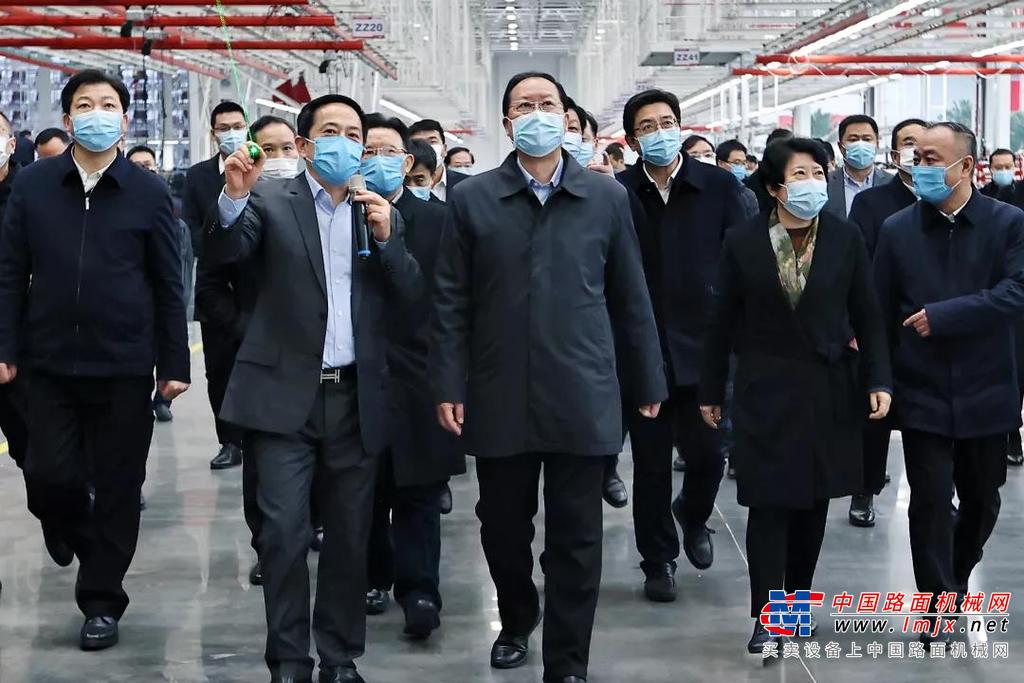 毛伟明省长称赞三一：民族工业“脊梁”！