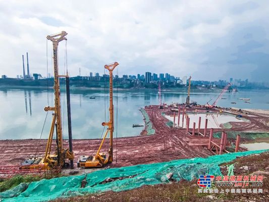 徐工全球超大吨位旋挖钻征战长江大桥