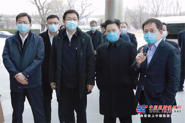 昌平区委书记甘靖中一行调研三一