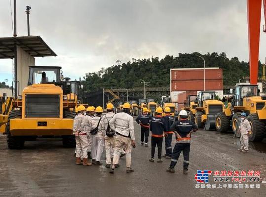 壮观！柳工百台装载机报到苏拉威西矿山