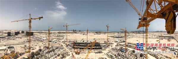 卡塔爾世界杯開賽在即 中聯重科助建盧塞爾體育場側記