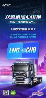 中国重汽全新一代豪沃MAX双燃料节气王 为财富插上梦想的翅膀