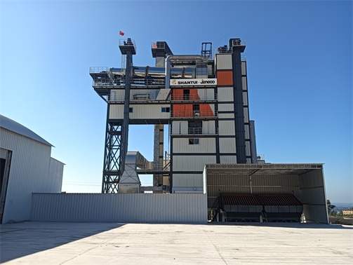 山推建友L5S沥青一体机应用山西道路建设