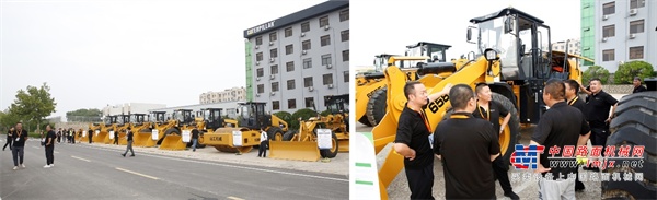 	卡特彼勒（青州）有限公司制造运营高级总监张建林、卡特彼勒（青州）有限公司商务资源经理杜中信、山工机械中国区销售及渠道总经理余玲、山工机械大区产品经理魏延军、山工机械全球市场经理周伟以及山工机械中国区销售经理史亚飞等领导出席了本次活动的启幕仪式。
