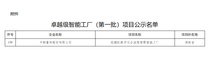 全国首批!中联重科挖掘机智能工厂成功入选卓越级智能工厂