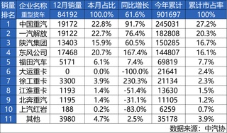 所向披靡，一往无前！中国重汽荣登2024年重卡销量总冠军宝座！