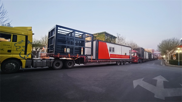 山推建友L5R-4000沥青一体机发往河北客户