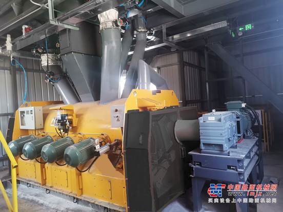 山推建友G3T-40干混砂浆搅拌站服务浙江客户瓷砖胶项目