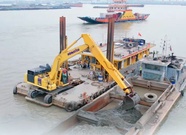 凭实力 做主力！小松PC460-11M0挖掘机助力长江航道疏浚