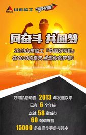 2019山東臨工中國好司機，這個夏天點亮你的夢想！