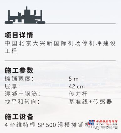 工地报告 | 维特根 SP 500 助力北京大型机场停机坪建设