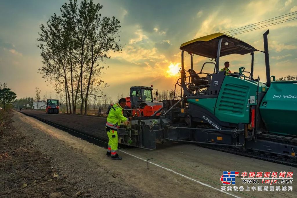 工地报告 | 助力安徽阜阳四好公路建设，维特根设备表现出色