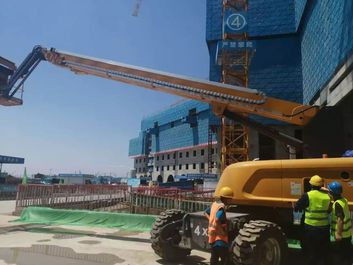 徐工高空作业平台：服务万里行北京站，助力大型项目建设！