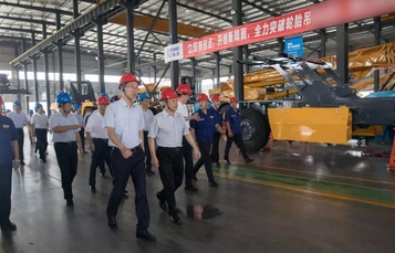 庄兆林调研徐工：推动在建项目尽快投产达效 全力支持徐工打造核心竞争力