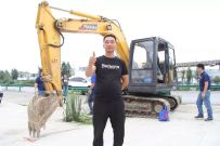 安徽淮安用户肖老板：我的三台玉柴挖掘机品质非常过硬！