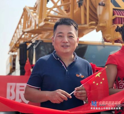 20台徐工起重机批量交付合肥皖能，建设美丽中国