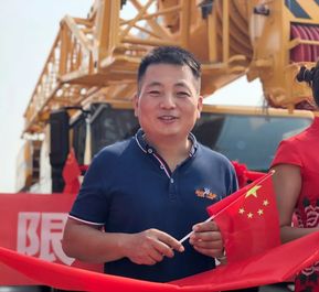 20台徐工起重机批量交付合肥皖能，建设美丽中国