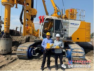 南京铁义华多台宝峨钻机运行近4万小时，新交货宝峨BG 30钻机杭州运行出色