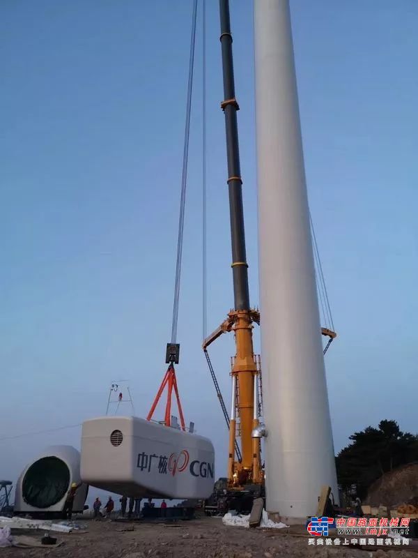 来了！首台XCA1200_I落户广东，中国风电吊装千吨级阵营再添劲旅