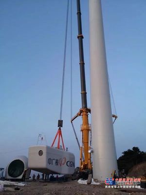 来了！首台XCA1200_I落户广东，中国风电吊装千吨级阵营再添劲旅