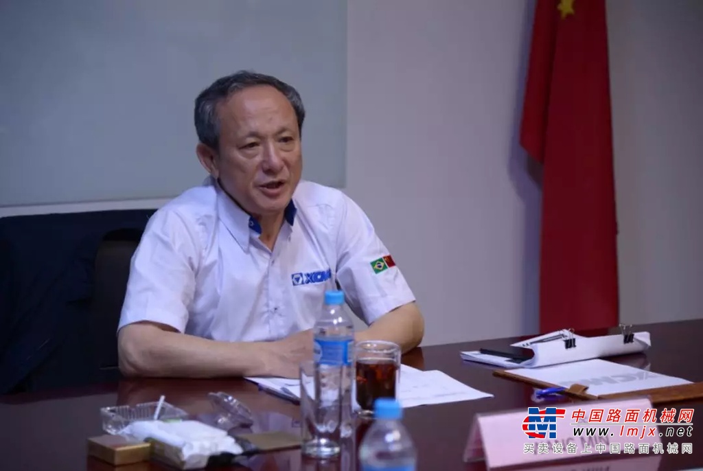 王民寄语徐工巴西：要成为徐工国际化主战略的新标杆！