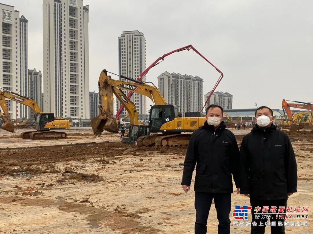 与疫情赛跑！三一设备奋战武汉火神山、雷神山