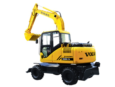 沃尔华小型挖掘机推荐,沃尔华DLS100-9A 10吨轮式挖掘机全解