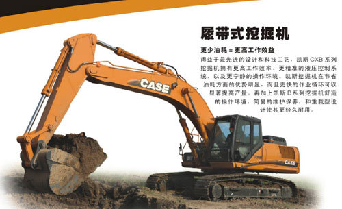 凯斯中型挖掘机推荐,凯斯CX240B履带式挖掘机全解