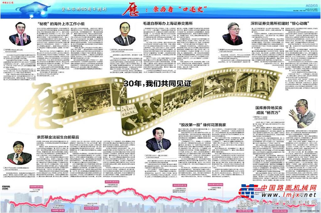 三十年栉风沐雨，三十年春华秋实。砥砺奋进的中国资本市场逐步成为国家重要核心竞争力组成部分，助力大国经济腾飞。近日，中国证券报推出《资本市场三十年口述简史》系列报道，邀请中国证监会首任主席刘鸿儒、“中国股改第一股”三一重工总裁向文波等亲历者，讲述中国资本市场三十年奋斗史。