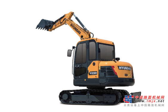 现代小型挖掘机推荐,现代重工HX60挖掘机全解