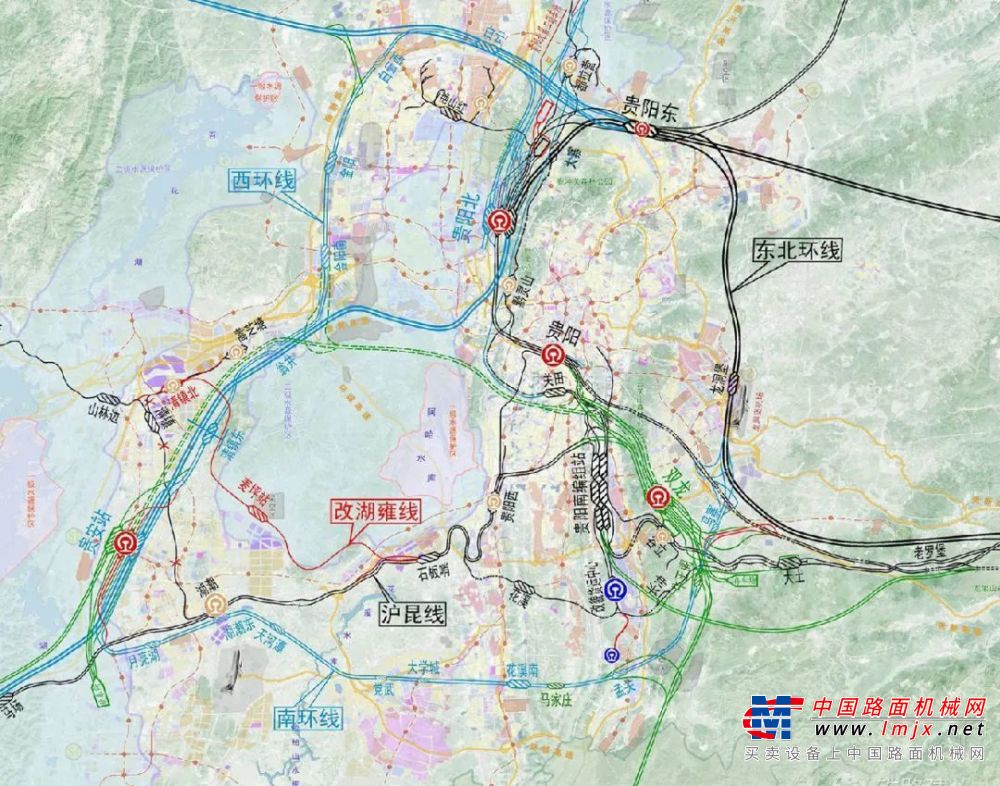 贵阳环城快铁路线图图片