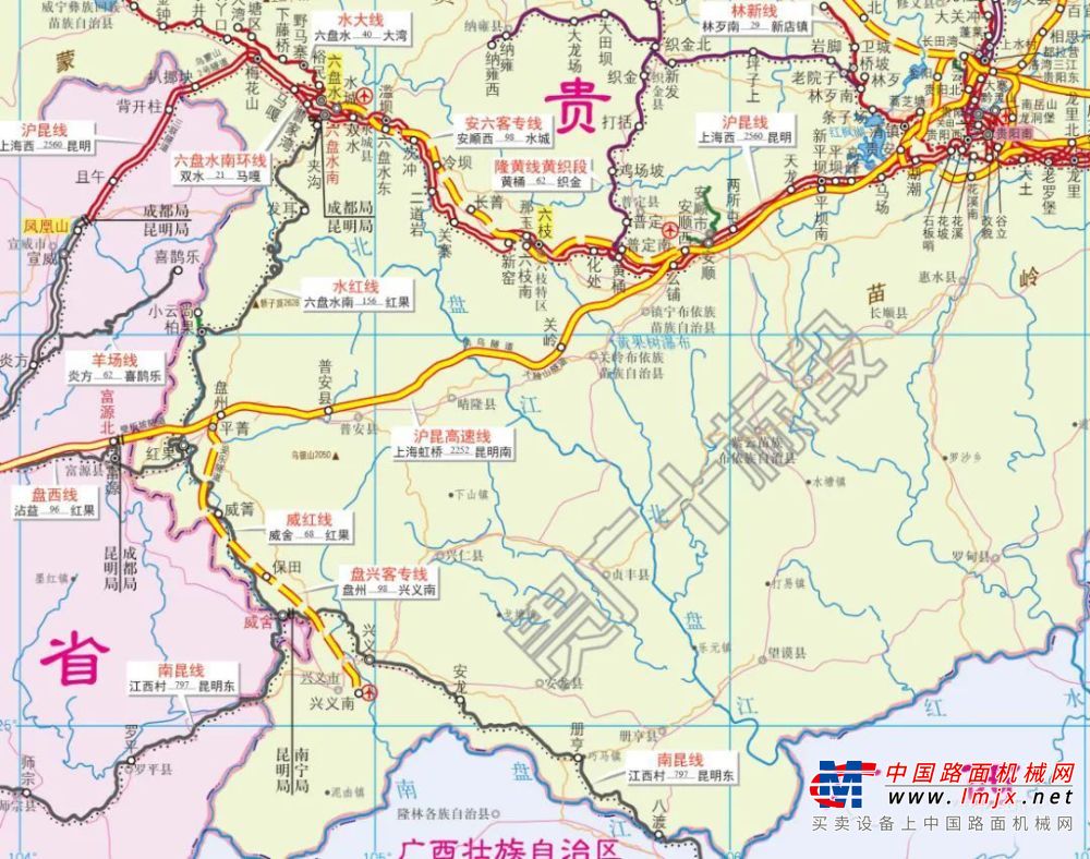 最新貴州各市區鐵路建設及規劃情況詳覽2021