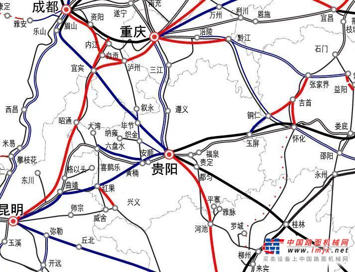 最新:貴州各市,區鐵路建設及規劃情況詳覽(2021)