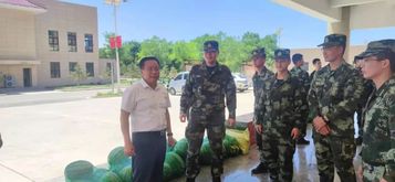 甘肃瑞远柳工赴驻兰州武警某部走访慰问