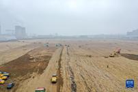300余台工程机械助力吉林市高新南区隔离方舱开工建设
