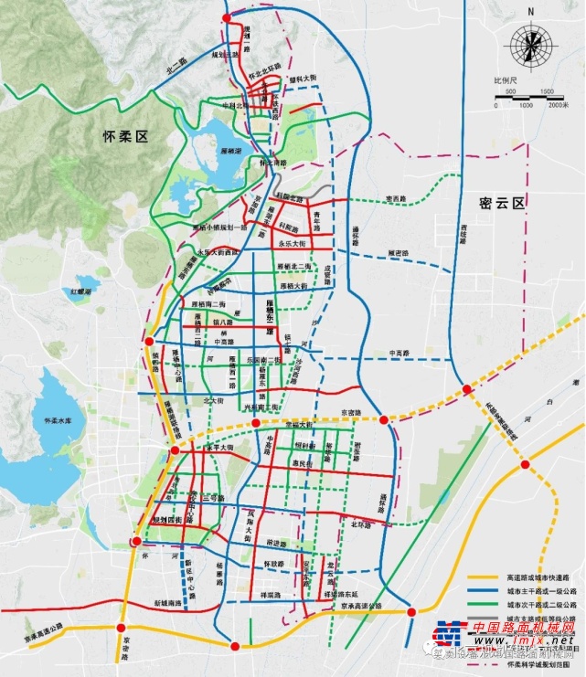 怀柔区杨宋镇规划图图片