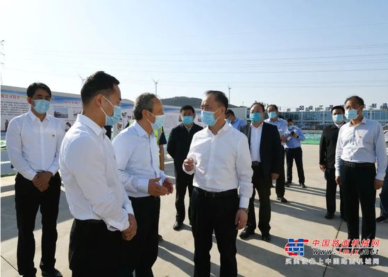徐州市委书记宋乐伟调研徐工基础工程机械智能制造新基地