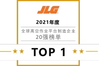 JLG蝉联全球榜单第一名，再创辉煌！