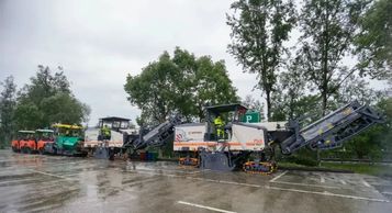 工地报告 | 维特根集团成套路面设备出征江西景婺黄高速维修