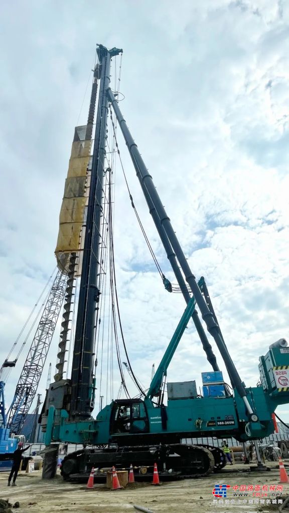 “全球最高桩架”崭露头角！山河智能实力助建韩国首尔麻古MICE综合园区