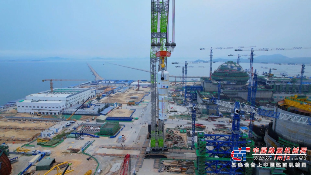 中联重科3200吨履带吊助力中核机械核电吊装新速度