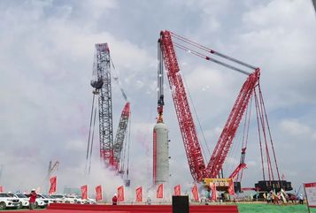 三一重工：山东省“一号工程”！人类最大的移动起重机出马！