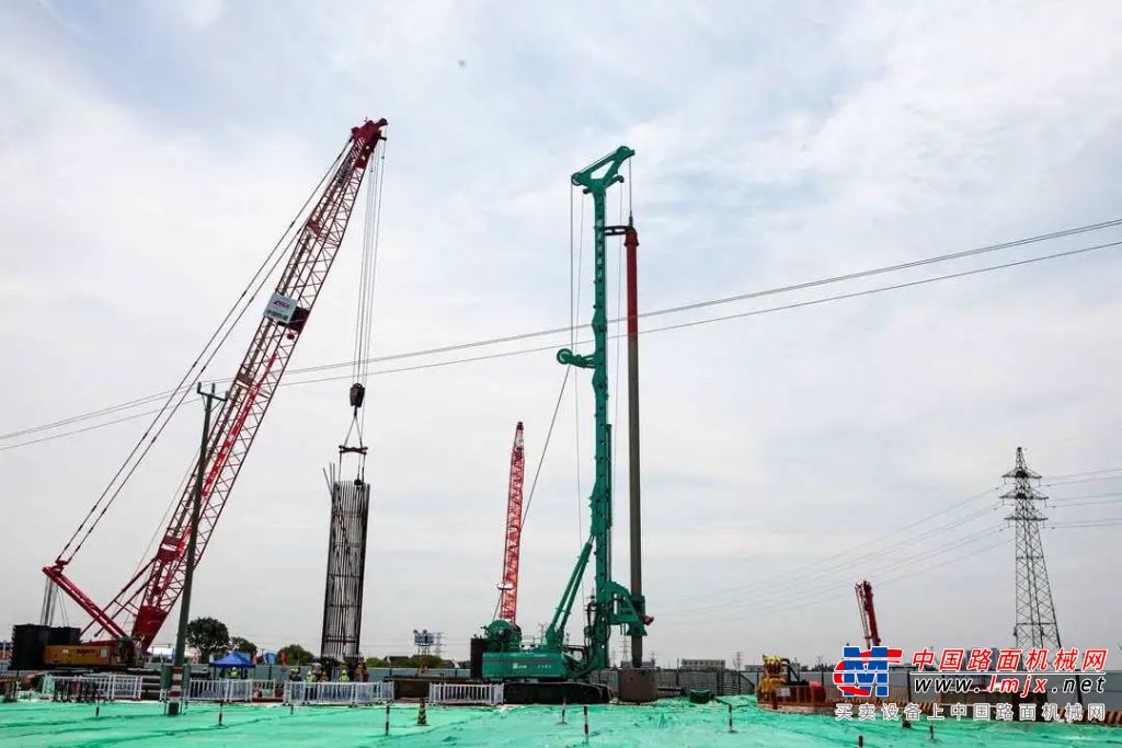 上海金泰大型旋挖机提前60天交出“新答卷” ，多快好省创新的施工纪录