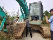 异地联动 成功扣押保全案件标的挖掘机