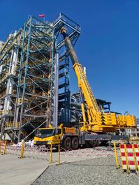 不停工！XCA700持续输出新疆大型化工厂建设！