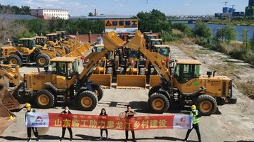 黑土地綻放臨工黃，臨工設備助推黑龍江美麗宜居鄉村建設