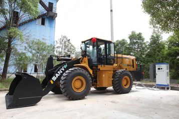 三一電動裝載機——SW956E！震撼上市
