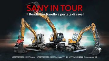 SANY IN TOUR！三一意大利11款挖机亮相威尼托