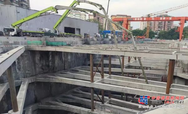 臂架稳，打料快！中联重科泵车助力广州首条环线地铁建设新突破
